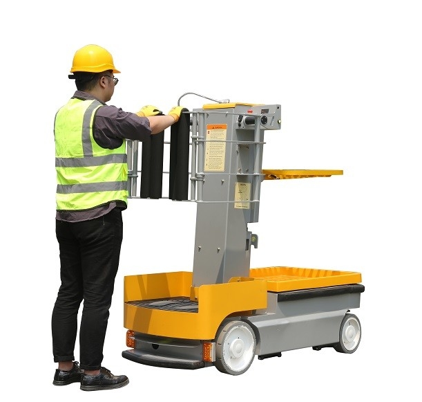 300 Lbs Load Capacity Aerial Order Picker with Front Wheel Drive System